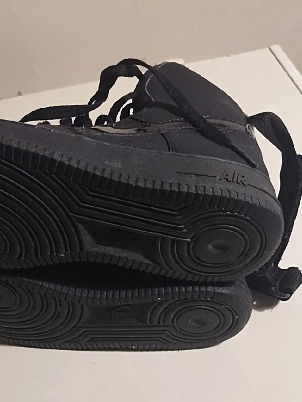 Men's Black High-Top Sneakers